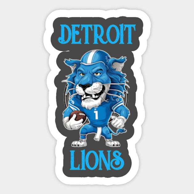 Detroit Lions Sticker by TshirtMA